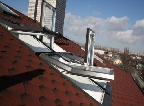 AFG Skylight Kunststoff Dachfenster PVC 78 x 160 mit Eindeckrahmen Schwingfenster Dachflächenfenster