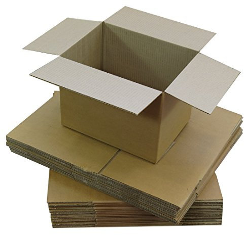 Triplast 432x254x140mm Medium Single Wall 17x10x5.5 Shipping Mailing Postal Cardboard Boxes (Pack of 10)