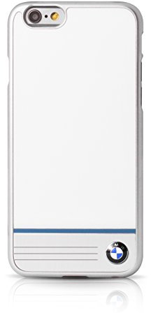 BMW BMHCP6WGPB Einzel Streifen Aluminium-Platte Harte Schutzhülle für Apple iPhone 6/6S 11,9 cm (4,7 Zoll) weiß