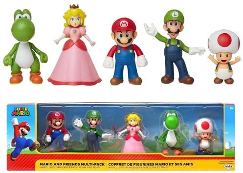 PACK 5 FIGURINES MARIO FRIENDS 5