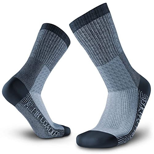 ALPIN LOACKER Merino Wollsocken Herren und Damen aus 72% Merinowolle I Thermosocken für Outdoor, Sport und Ski I Merino Wandersocken I Wintersocken Damen und Herren, Blau S