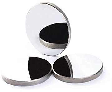 SenTECH Reflexion Spiegel Reflektor Linse Molybdän (MO), 25 mm x 3 pcs Durchmesser, Reflection Mirror reflektierende Spiegel zum Gravieren, Schneiden und Laserschneiden