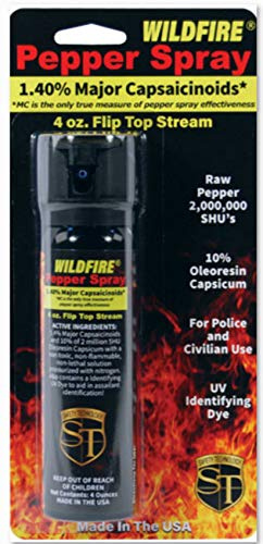Wildfire 1.4% MC 4 oz pepper spray flip top