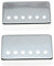 KAISH Set of 2 Humbucker Guitar Pickup Cover Brass Humbucker Pickup Covers 49.2mm/52mm