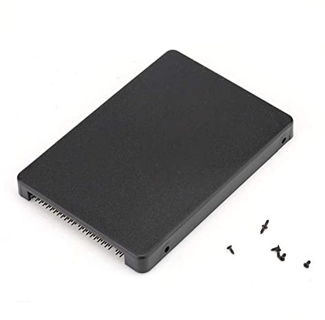 Disque Dur, Mini SSD PCI-E Msata De Haute Qualité avec Boîtier De Disque Dur PATA/IDE 2,5 Pouces, Boîtier De Disque Dur (Noir/Blanc)(Noir)