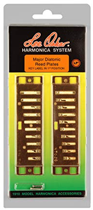 Lee Oskar Replacement Reed Plate for Major Diatonic Harmonica - Key of Low F #