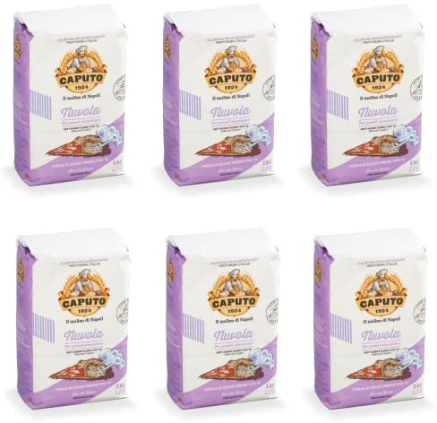 6X Farina Molino Caputo Nuvola Pizza Napoli Pizza Flour for Light Dough 1kg 100% Natural