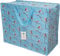 Happy Planet Giftshop Large Jumbo Storage Bag with Zip 58 x 47 x 30cm 80l (Winter Robins Christmas Xmas Design) (Pack of 3)