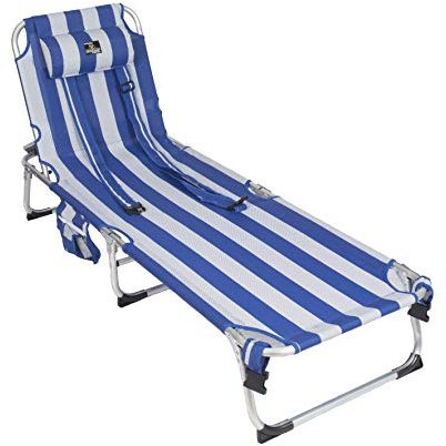 CREVICOSTA QUALITY MARK MARCAS DE CALIDAD - Prestige 2012 - Tumbona de Playa Plegable, reclinable y de 4 Posiciones (Marinera)