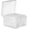 Unibos Photo Case 4 x 6 Photo Storage Box Inner Photograph Keeper Photo Organizer Cases Photos Storage Containers Box for Photos 600 Photo Capacity 6 Clip Lock Cases