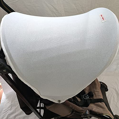 MOON-BEBE Abdeckhaube für Maclaren Quest, Techno (weiß)