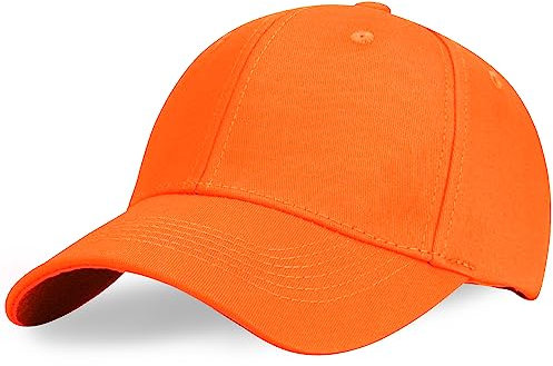 Altartar Baseball Cap für Herren und Damen, Unisex Kappe Trucker Cap Basecap Sommer Baseballhute Outdoor Verstellbar Erwachsenen Classic Sport Hüte Guard Mütze Orange