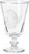 Nordring Donna Wassergläser Weingläser dickwandige Gläser mit Stiel Vintage spülmaschinenfeste 15,2 cm hoch, transparent, Glas, fasst ca. 350 ml