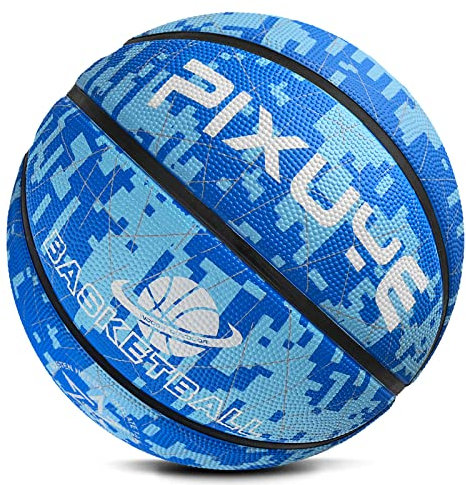Jicsetk Basketball Größe 5 für Kinder - Mini Indoor Outdoor Ball, Blau 3
