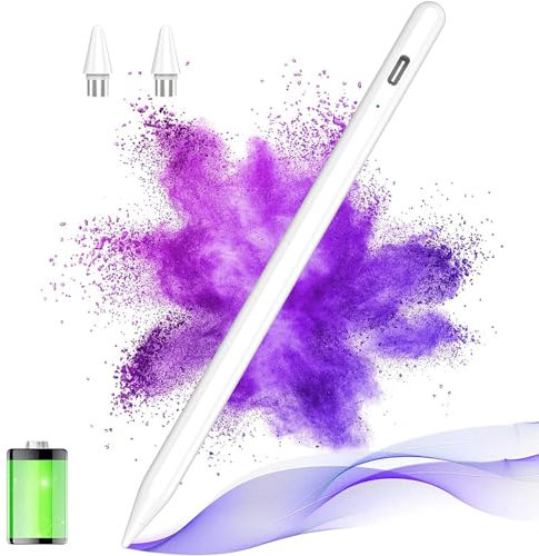 Stylus Stift für Android-Touchscreens,Kompatibel mit Lenovo/Samsung/Tablet/Telefon,Kapazitiver Stift mit 2 Ersatzspitzen, Verbesserte Präzision und Handflächenunterdrückung