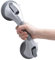 LEVERLOC Maniglie Doccia per Bagno 31 CM, MAX 110 KG Maniglione a Ventosa, Impugnatura di Sicurezza per Anziani, Disabili, Resistente, Senza Foratura e Corrimano Rimovibile Handy Grasp Pro, Argento