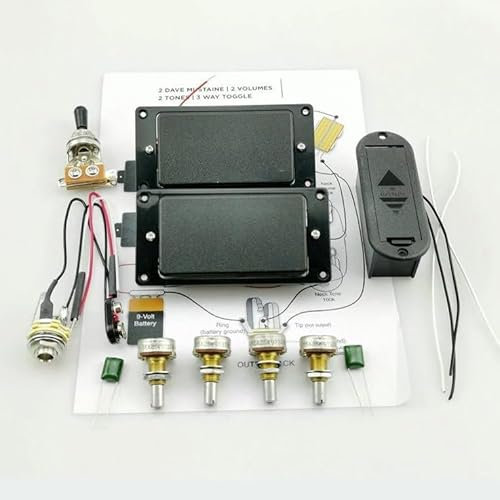 E-Gitarren-Tonabnehmer. Aktiver 9-V-Humbucker-Tonabnehmer(Color:Pickups 4 pot)