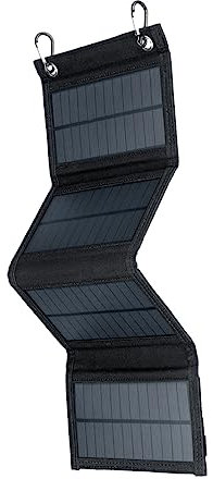PHENOFICE Paneles Solares Usb Cargador Solar Portátil Para Exteriores Dispositivo De Carga Solar Equipo De Plegable Material Resistente Para Camping y Viajes