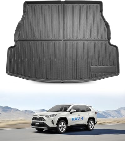 LANGBEAN TPE Kofferraummatte für Toyota RAV4 XA50 HEV/PHEV 2019-2025 | Hinten Kofferraum Schutzmatte Original, Kofferraumschutz mit Hohem Rand, Rutschfestes und Wasserdichtes