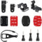HSU Helmet Mounts Set for Go Pro Action Cameras, Extension Arms Quick Release Buckle Clip Accessories Kit for Hero 13/12/11/10/9/8/7/6/5/4/3