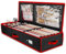 Wrapping Paper Storage, 600D Oxford Fabric Wrapping Paper Storage for Wrapping Paper Box, Holds Up to 20 Rolls with 2 Clear Vinyl Pockets, Red (14x40x6)