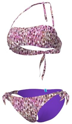 Arena Damen Women's Arena Water Prints Bikini Bandeau Two Piece Swimsuit (1er Pack)