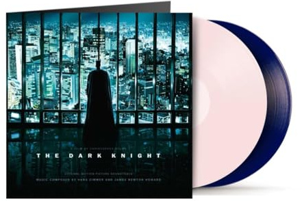 James Newton Howard/Hans Zimmer - Dark Knight Soundtrack. Exclusive Limited Milky Clear/Cobalt Blue
