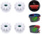 HAFRILY 4 PCS Spin Mop Ersatzteile für Vileda Spin Mop Eimer Kupplungslager Wischeimer Zahnrad Kompatibel mit Ocedar,Vileda und Mehrheit Rotations Mopp Kupplungslager (Weiß