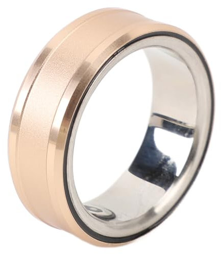 Alomejor Smart Health Edelstahl, Fitness -Tracker, Schlafmonitor, für Männer Frauen mit Edelstahlauswahl für Jeden Anlass (Nr. 18)