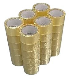 AERREAUTO Nastro Adesivo Imballaggio 50mm x 66mt Trasparente, 36 Rotoli