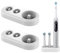Porta Spazzolino Elettrico, 2 Pezzi Porta Testine Spazzolino Elettrico, Porta Testine e Base Supporto per Spazzolino Elettrico per Oral B