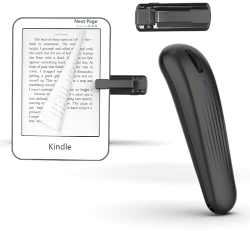 GUVOHUT Remote Control Page Turner for Kindle Paperwhite/Kobo/Oasis,Remote Control for Camera/Video Recording,Includes Wrist Strap