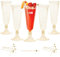 Dhnvcud 50 Flûtes à Champagne en Plastique, 150 ml Coupe de Champagne Plastique pour Fêtes, Mariages, Anniversaires - Solide & Réutilisable