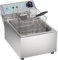 Helloshop26 Friteuse Acier INOX 1 bac 10 litres cuve Amovible Professionnelle 3614005