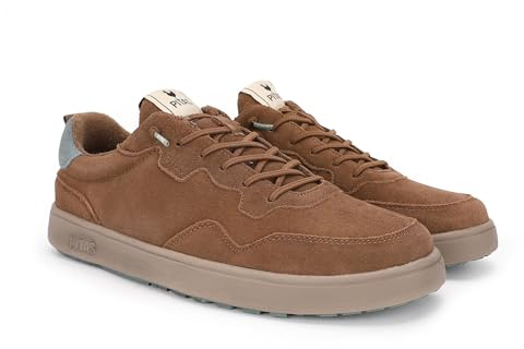 PITAS | KUME | Freizeit-Sneakers für Herren | Freizeitstiefel für Herren | Stadtstiefel | Winter-Bootsschuhe | Freizeitschuhe | Schuhe ohne Schnürsenkel | Walkinpitas-Schuhe | Camel | 46