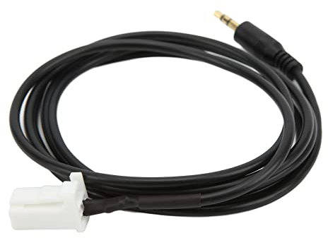 Cosiki CD Changer Cable Adapter, CD Changer Cable Plug Easy Installation ABS Aux Adapter for Car for SX4 Grand Vitara 2007‑2010