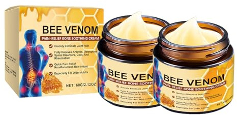 2 Stk*60G Bienengift Gelenkcreme Bienengiftsalbe Bee Venom Creme Natürlich Bienengiftsalbe Joint Gel Sofortige Ultra Starke Creme Bienenvenen Fortgeschrittene Gelenk Knochen Cream