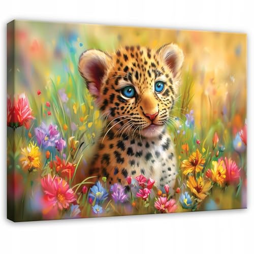 WallArena Leinwand Bilder 100 x 70 cm | Tiere, Leinwandbilder, Leinwandbilder, Bild auf leinwand, Format: 100 x 70 cm (BxH) - einteilig auf Canvas