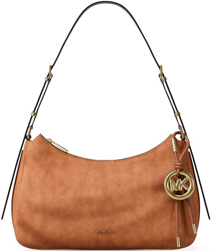 Michael Kors Nolita Medium Schultertasche aus gehämmertem Leder
