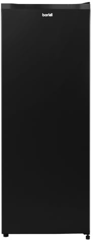 Baridi Freestanding Tall Larder Fridge, 241L Capacity with Reversible Door, 55cm Wide, Black - DH323