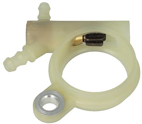 vhbw Ölpumpe kompatibel mit Stihl MS 251 C-BEQ Z | MS 251 C-BEQ, MS 251 C-BE Z Motorsäge - Kunststoff / Eisen, 4,9 x 4,7 x 1,1 cm, Einstellbar