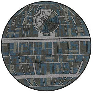 Offiziell lizenzierte Star Wars Todesstern Teppich 52 Durchmesser