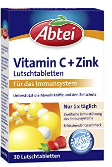 ABTEI Vitamin C plus Zink Lutschtabletten 30 St