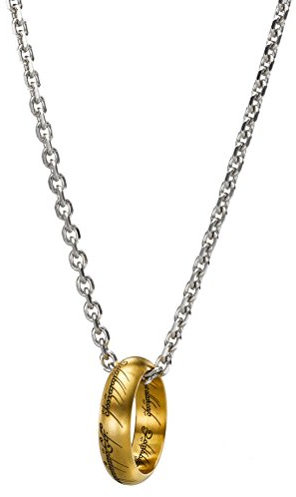 Noble Collection nn1588 - Der Herr der Ringe - Der Eine Ring mit Kette in Edelstahl, Edelstahl