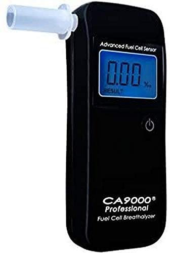 CA9000 Professional Alkoholtester elektrochemische Promilletester Digitaler elektrochemische Promilletester LCD Beleuchtet Alkomat