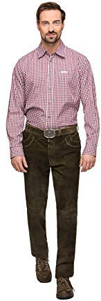 Stockerpoint Herren Rocco3 Trachtenlederhose, Bison, 50