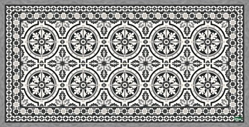 vilber, Vinylteppich, Tanger DU 05, 40X78X0.22 cm, Schwarz