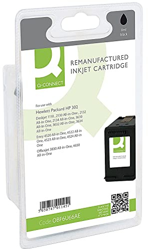 Q-Connect HP 302 Inkjet Cartridge Black