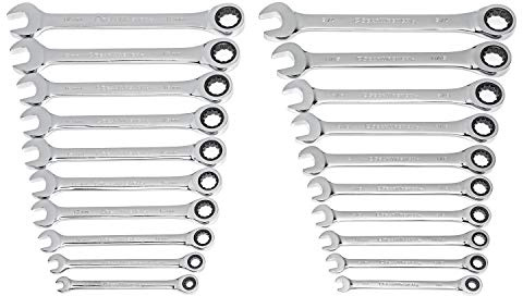 GEARWRENCH 20 Piece Ratcheting Wrench Set | SAE & Metric | 35720