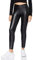 Urban Classics Damen Leggings aus Kunstleder, Schwarz, S